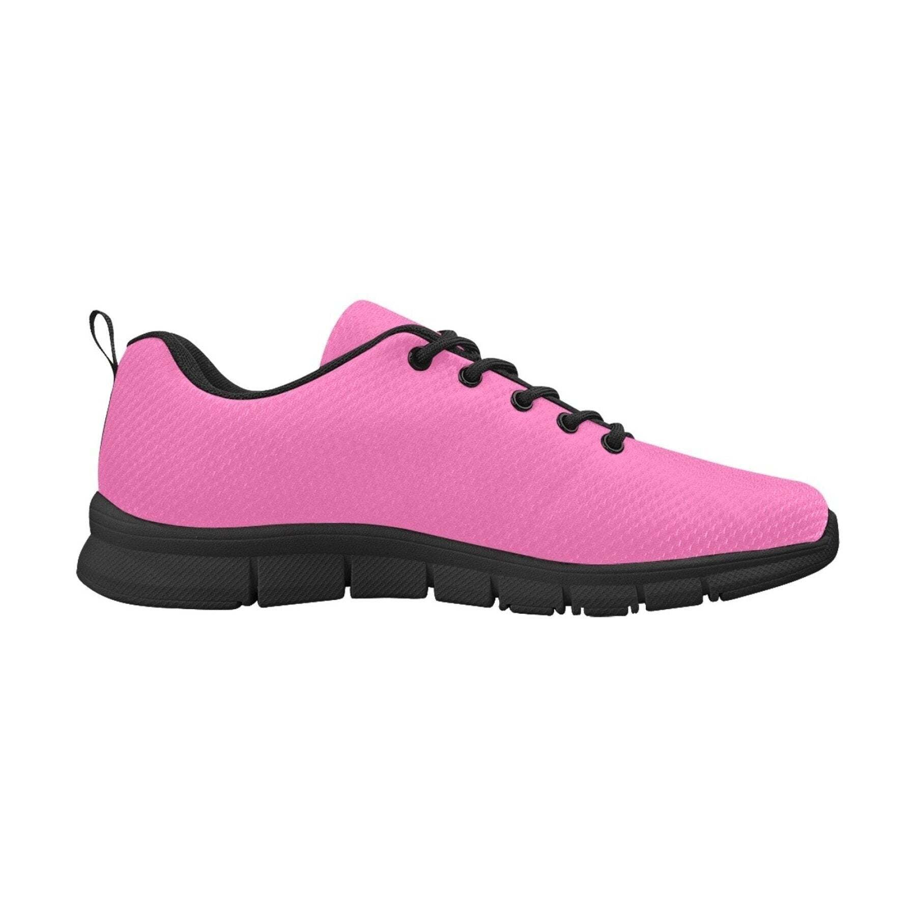 Hot pink and black sneakers on sale